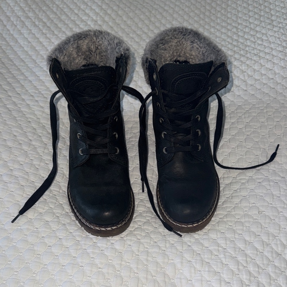 PAJAR Women's Black Fur-Lined Boots 38